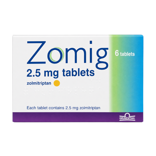 Zomig 2.5mg Tablets