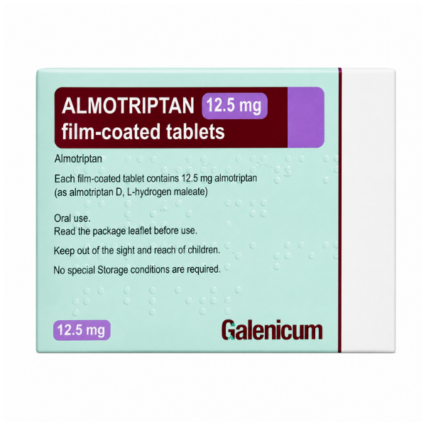 Almotriptan 12.5mg tablets