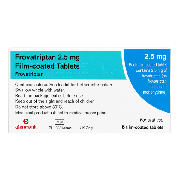 Frovatriptan 2.5mg Tablets