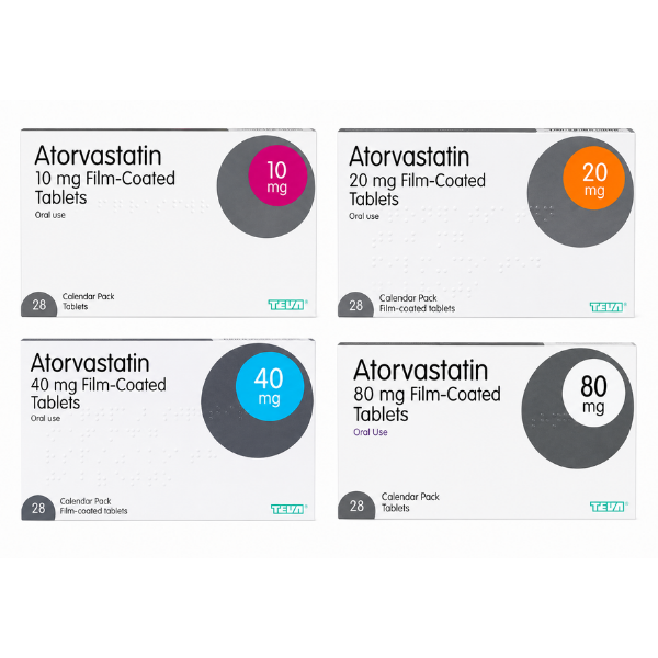 Atorvastatin Tablets (10mg, 20mg, & 40mg)