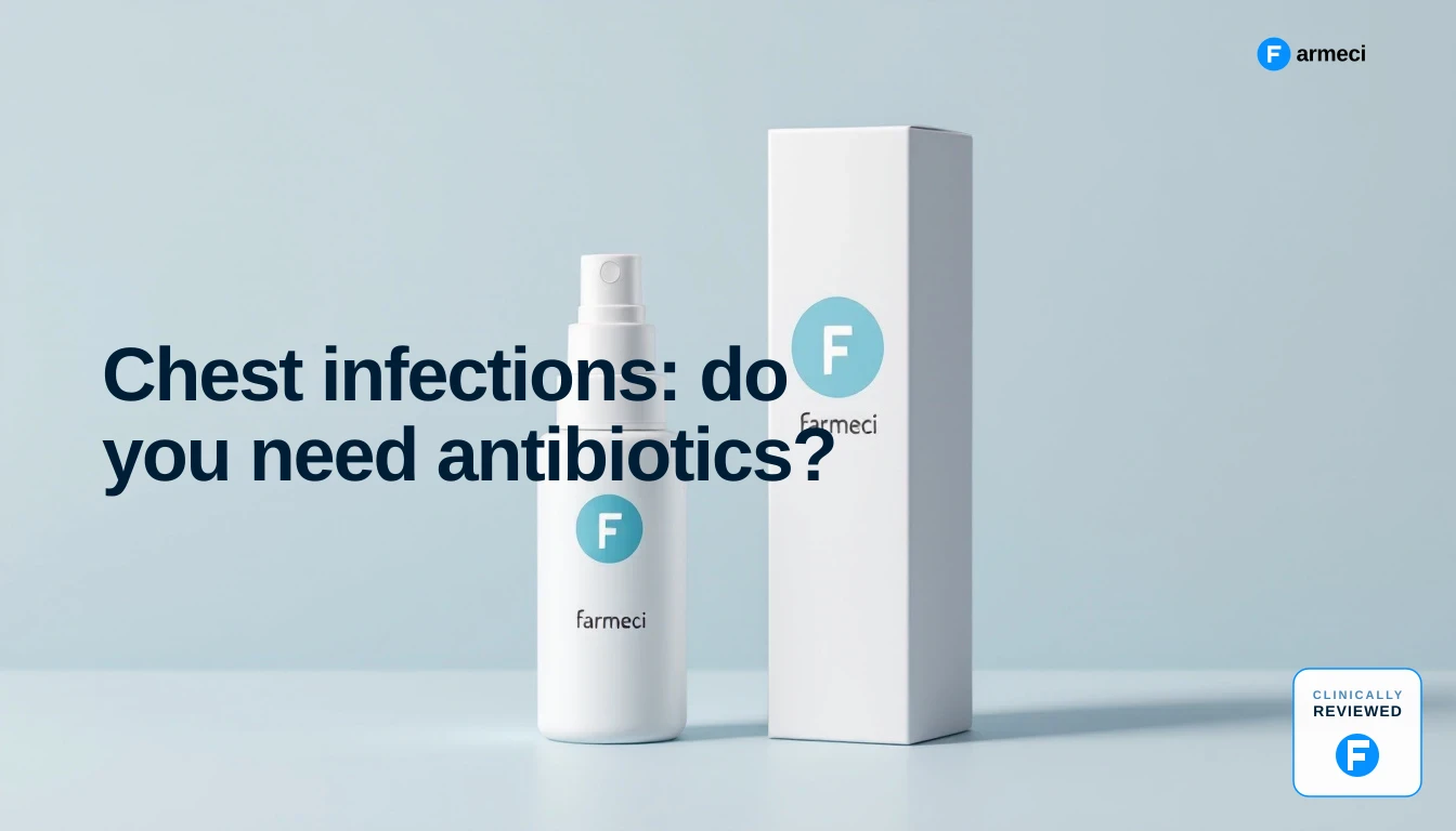 Editorial cover for Farmeci's guide to chest infections: do you need antibiotics?