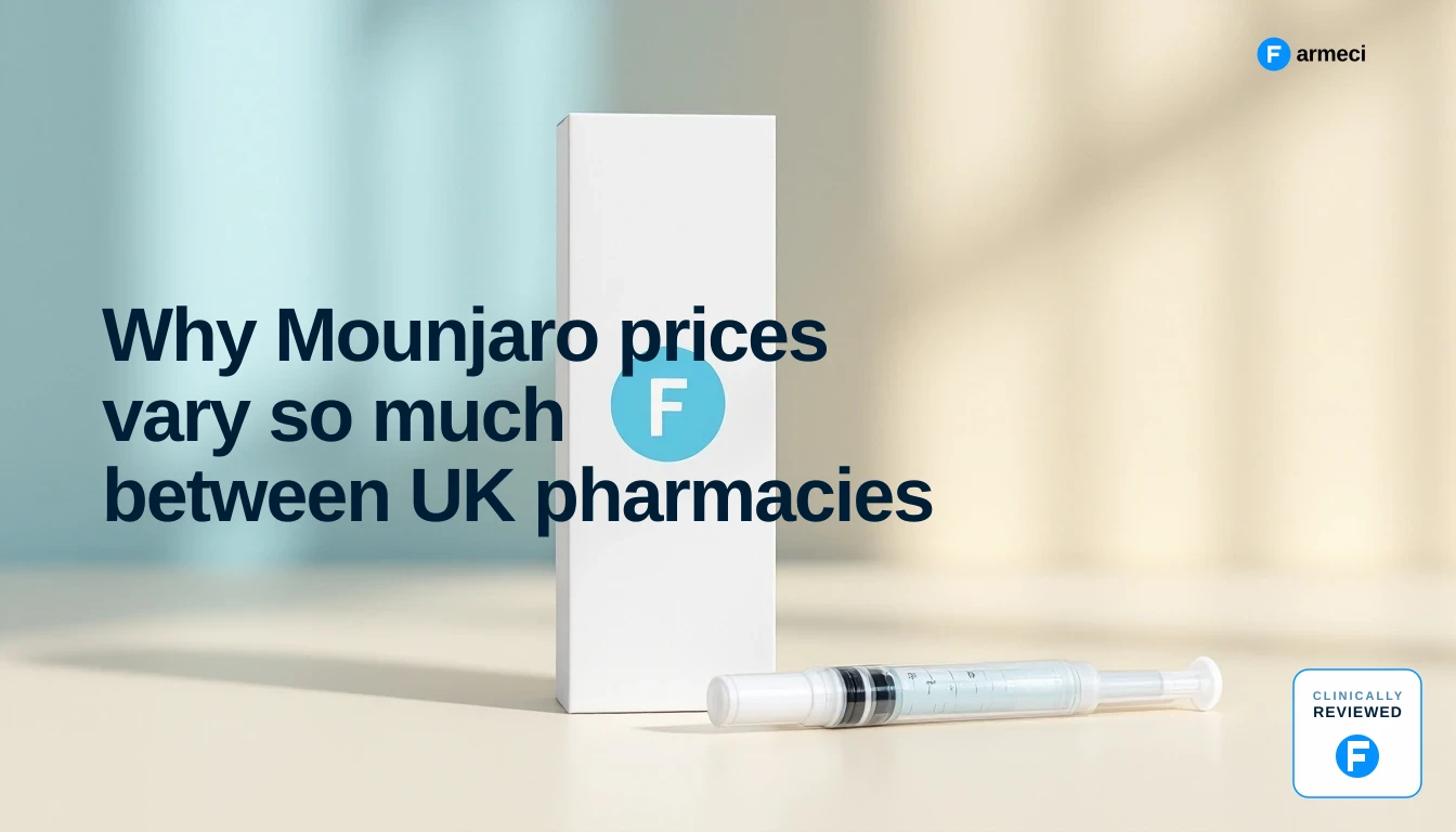 Why Mounjaro prices vary so much between UK pharmacies (Farmeci guide)